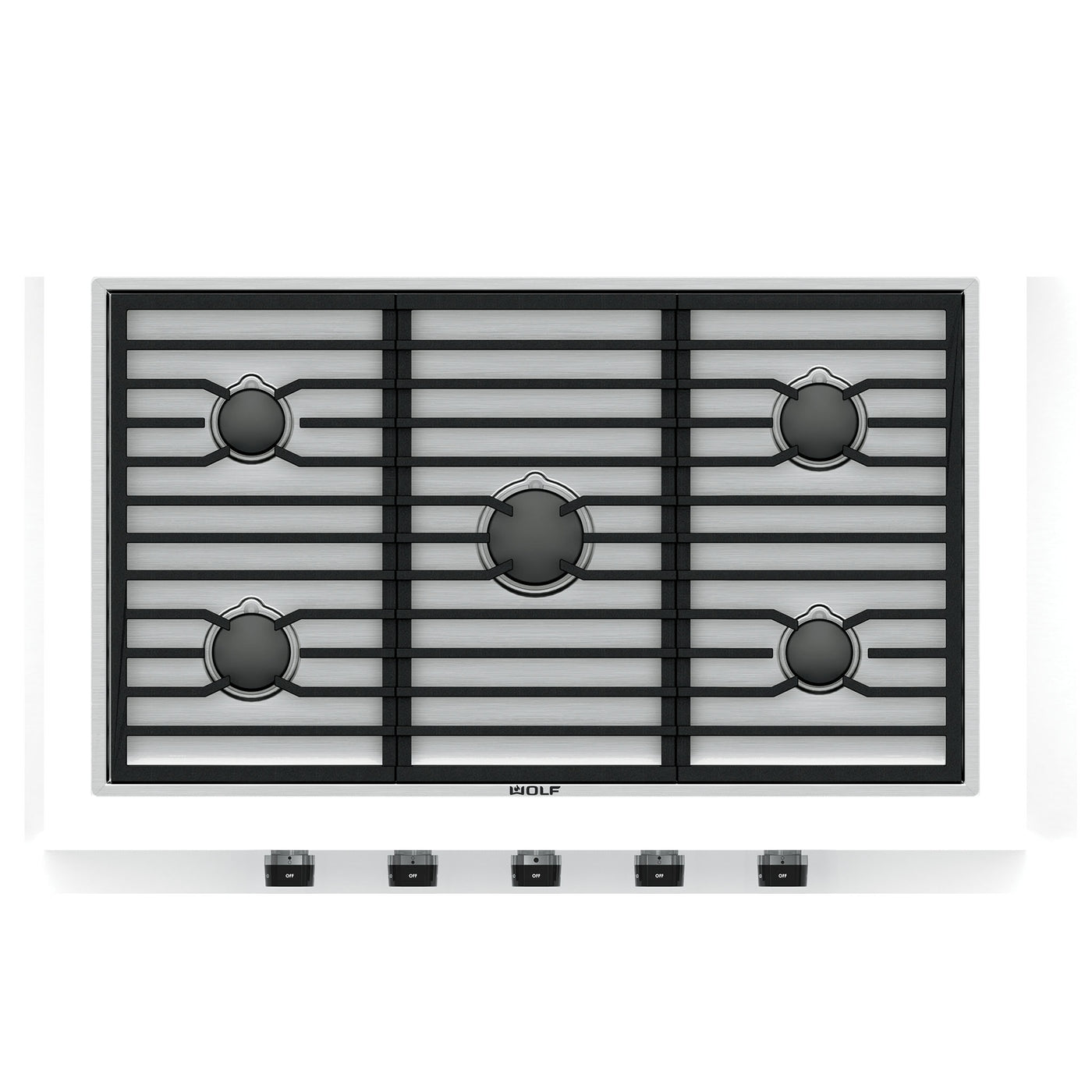 36" Contemporary Gas Cooktop - 5 Burners