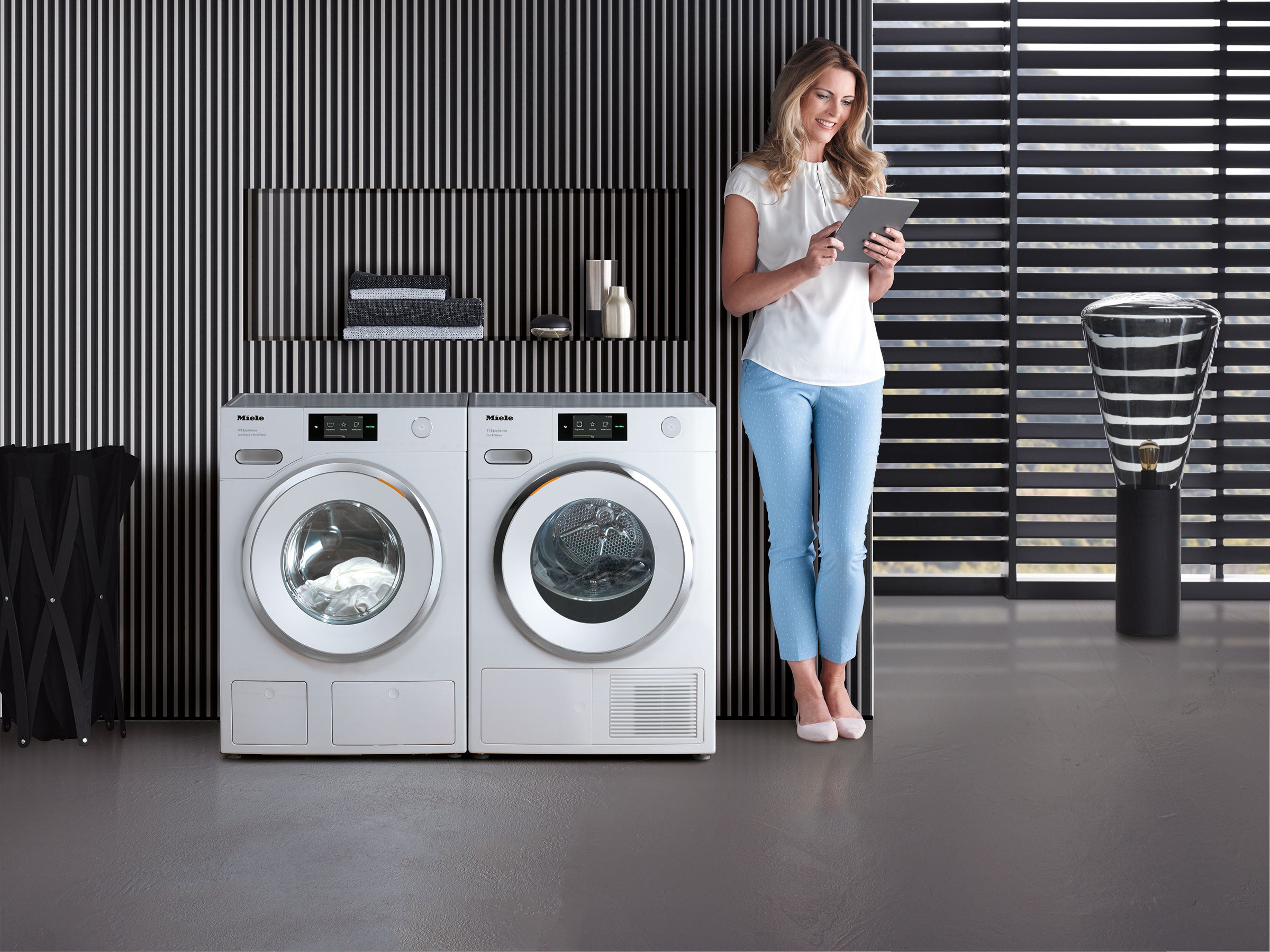Shop a wide assortment of complete washer and dryer sets including side-by-side and stackable options at Expressions Home Gallery Reece Bath and Kitchen