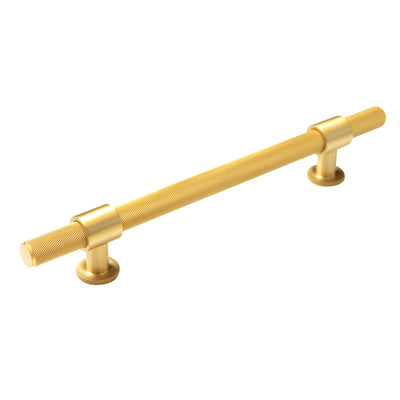 Momo Belgravia Solid Brass Bar Pull 160mm In Brushed Satin Brass