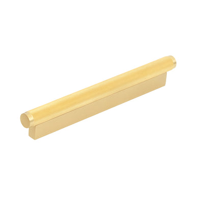 Momo Brighton Solid Brass Pull Handle 160mm In Brushed Satin Brass