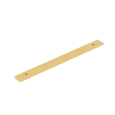 Momo Bellevue Solid Brass Backplate 160mm In Brushed Satin Brass