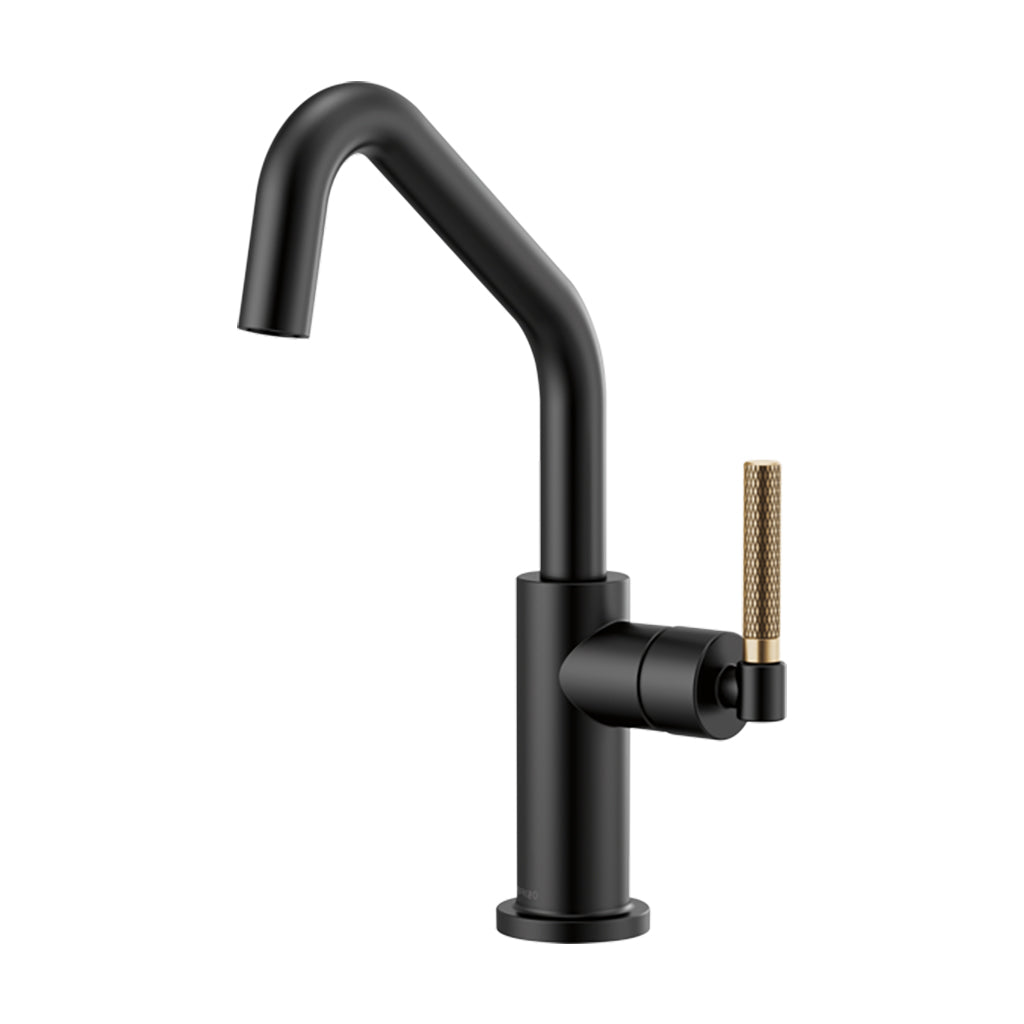 LITZE® Bar Faucet with Angled Spout and Knurled Handle Kit