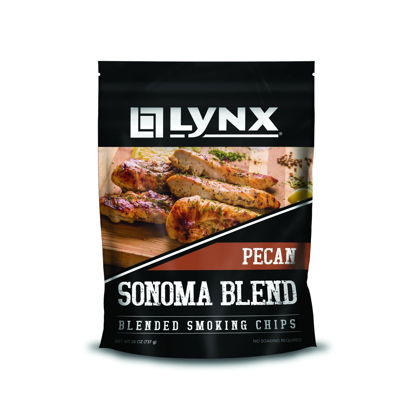 Sonoma Blend - Blended Smoking Chips - Pecan - Lynx brand LSCP