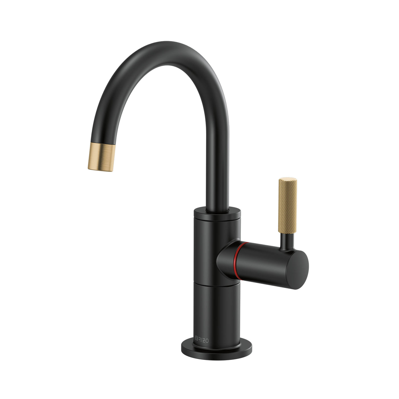 Litze® Instant Hot Faucet with Arc Spout and Knurled Handle