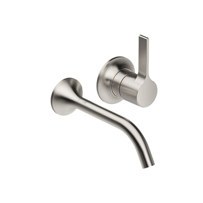 VAIA Wall-mounted single-lever mixer without drain - Brushed Platinum
