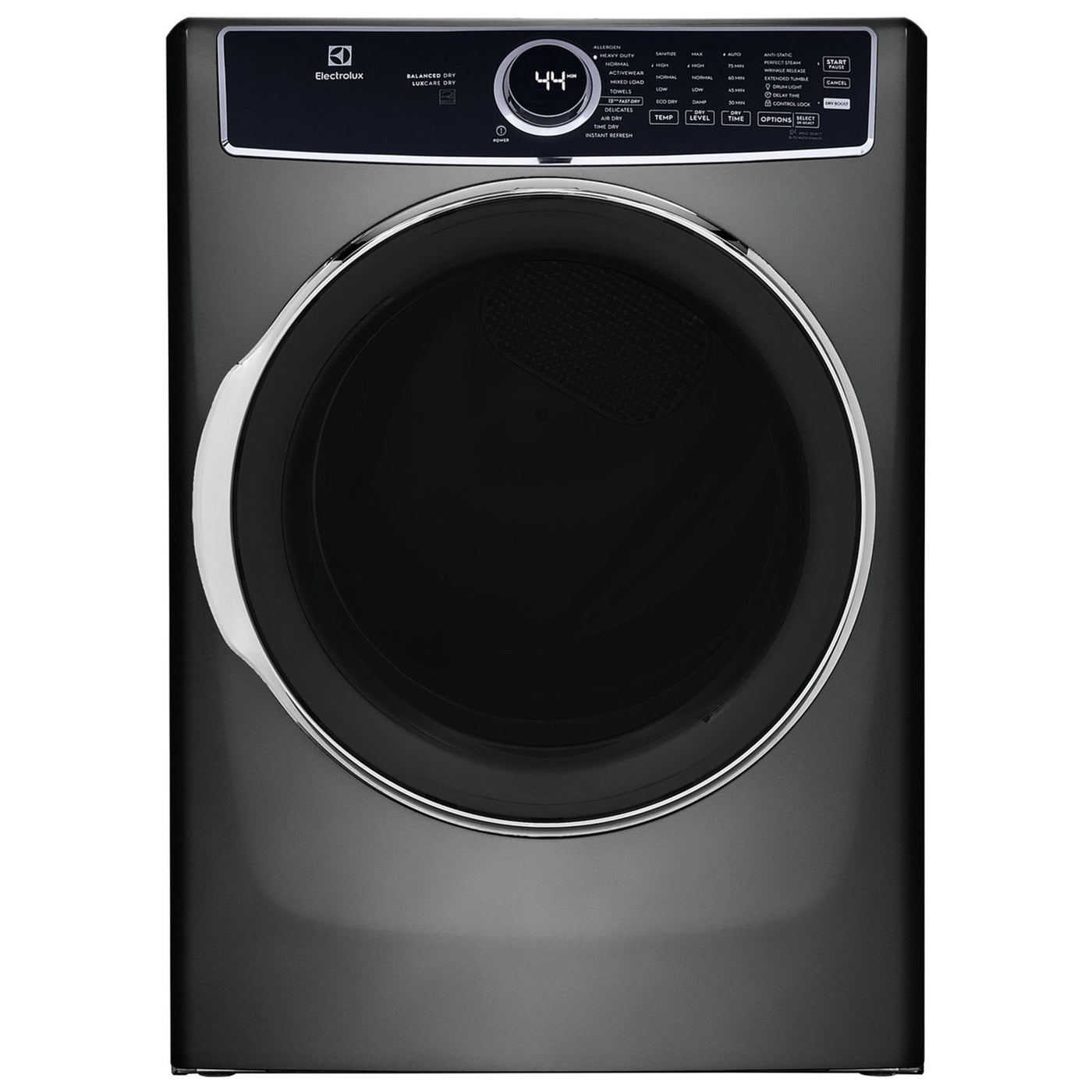 8.0 Cu. Ft. Front Load Perfect Steam™ Electric Dryer with Balanced Dry™ and Instant Refresh