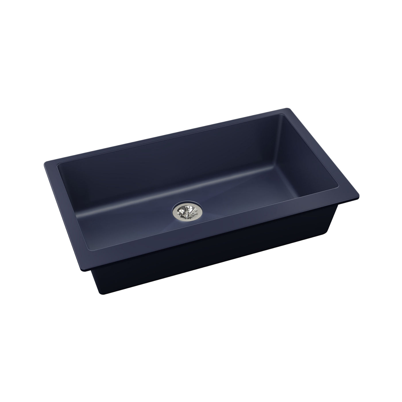 35-7/8″ x 19″ x 9″ Elkay Quartz Luxe Single Bowl Undermount Kitchen Sink with Perfect Drain Jubilee