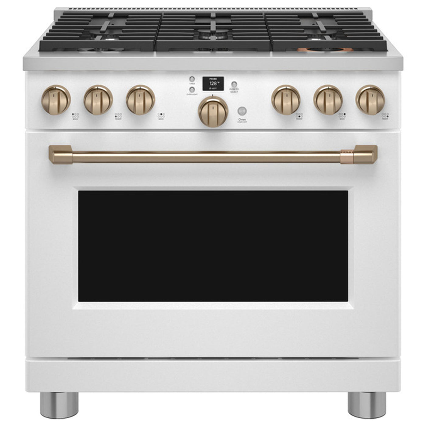 36" Café™ Smart Dual-Fuel Commercial-Style Range with 6 Burners (Natural Gas)