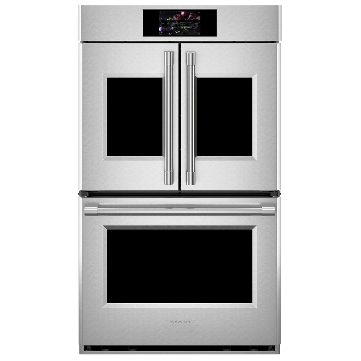 30" Monogram French-Door Electric Convection Double Wall Oven Statement Collection