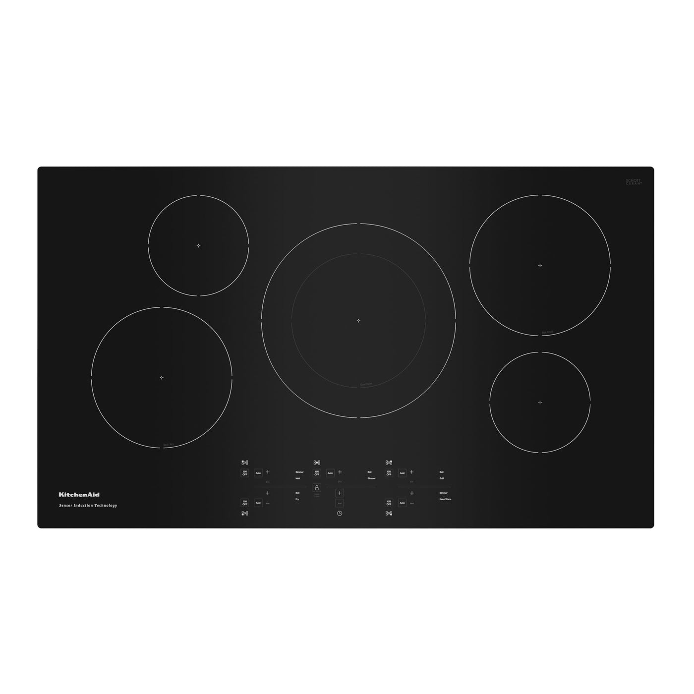 36″ 5-Element Sensor Induction Cooktop