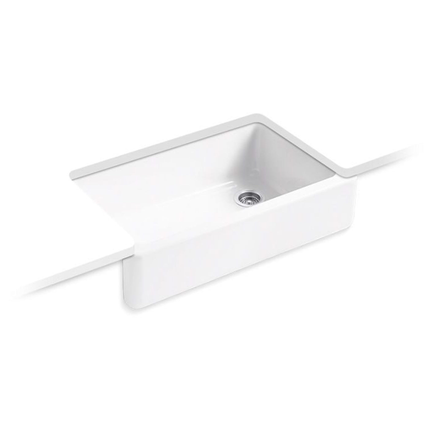 35-3/4" Whitehaven® undermount single-bowl farmhouse kitchen sink