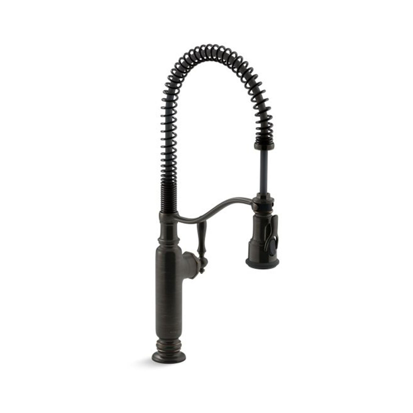 Tournant® Semi-professional kitchen sink faucet with three-function sprayhead