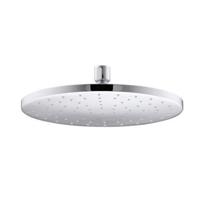 10″ Contemporary round single-function rainhead, 2.5 gpm