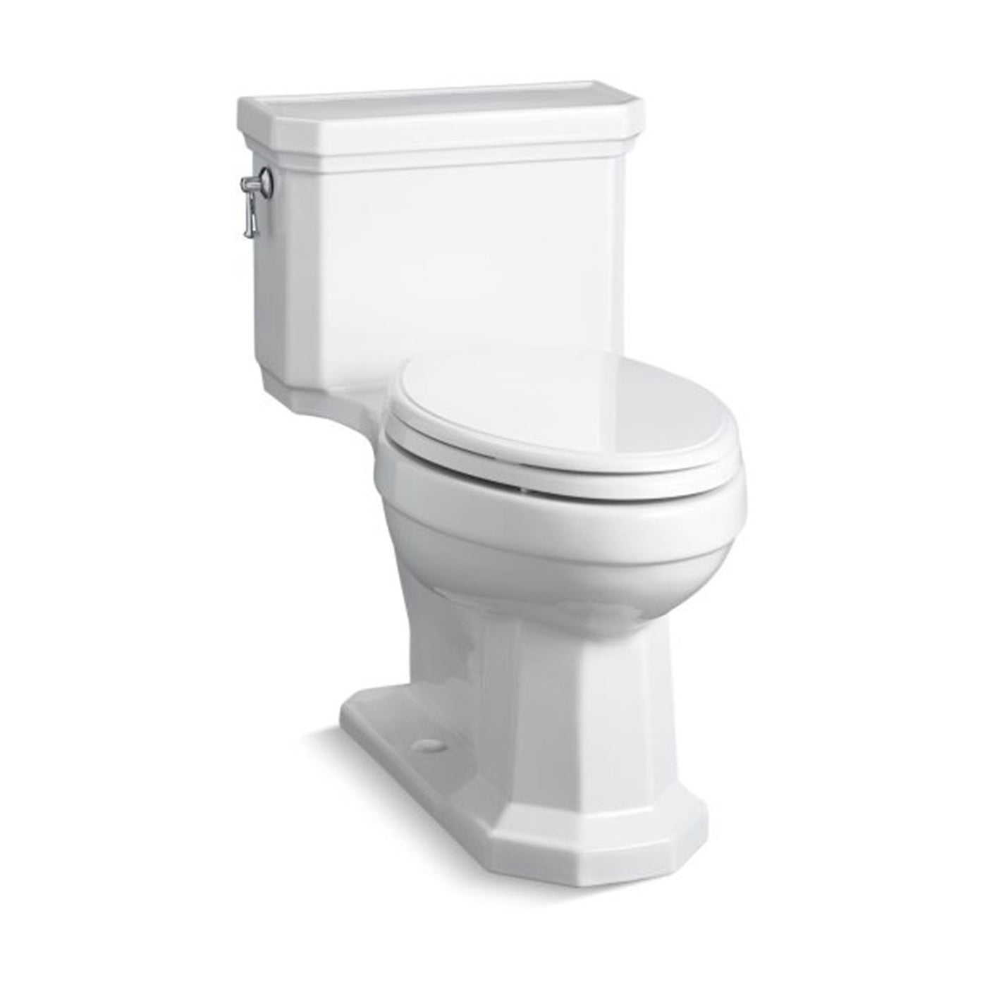 Kathryn® One-piece compact elongated toilet with concealed trapway, 1.28 gpf
