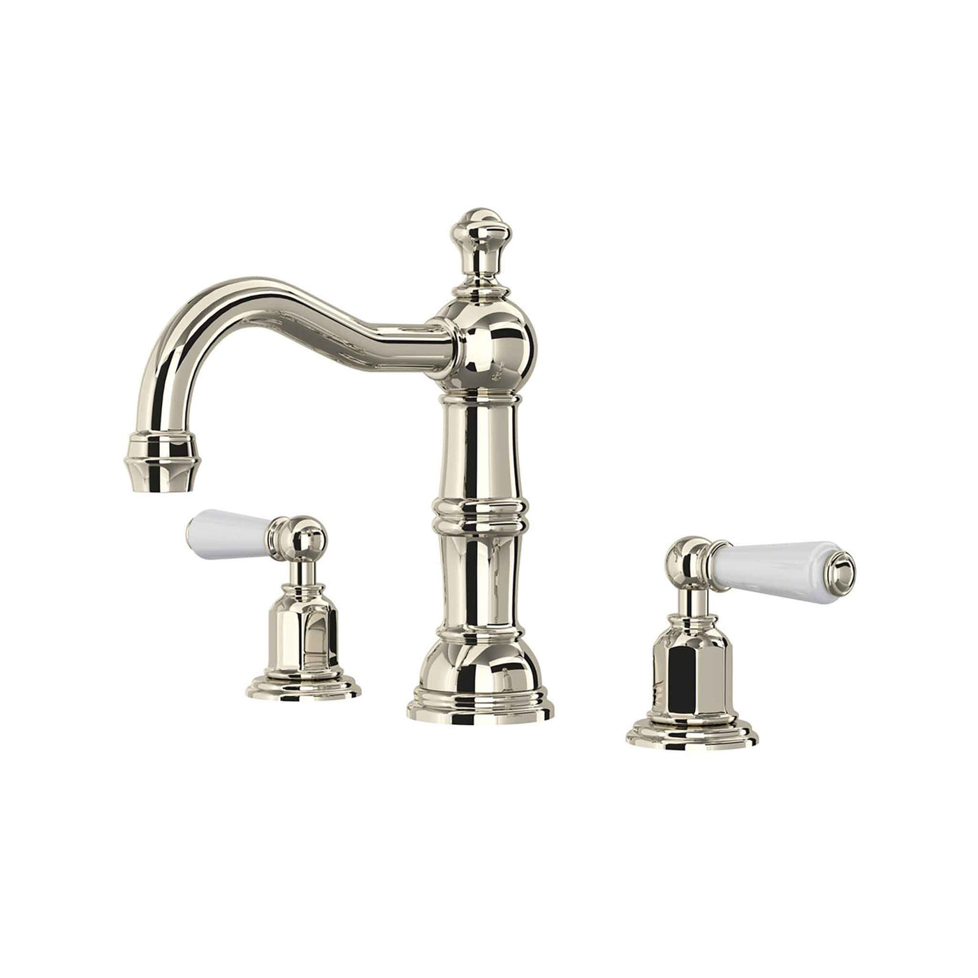 Edwardian Column Spout Widespread Bathroom Faucet