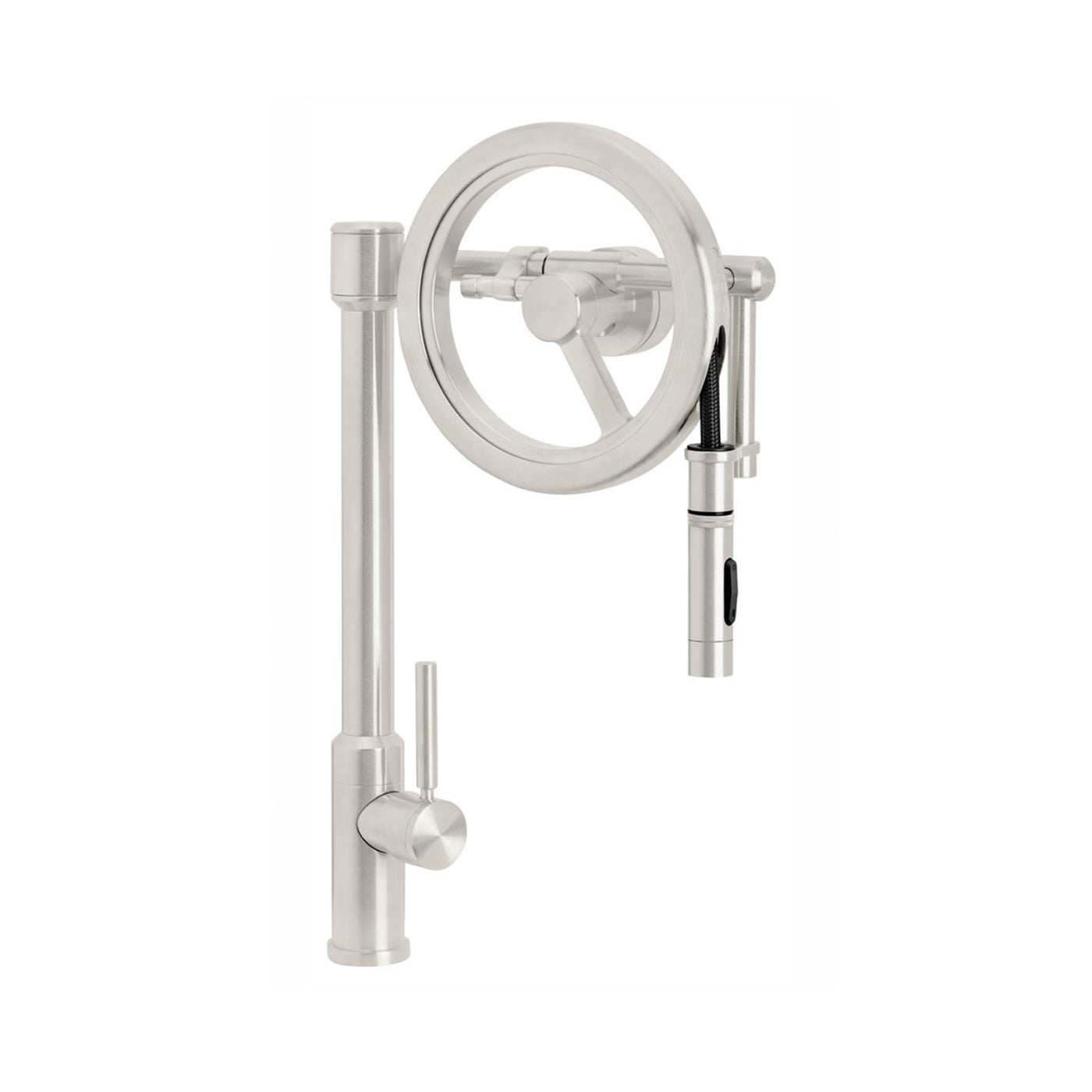 Waterstone Endeavor Wheel Pulldown Faucet – Toggle Sprayer