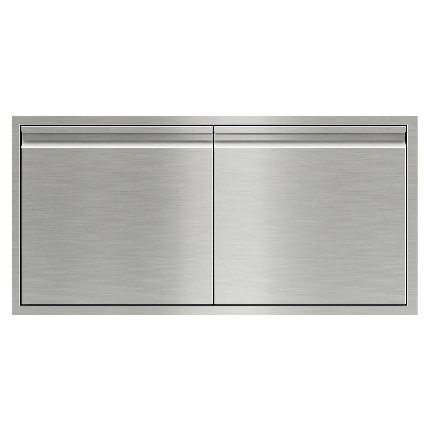 42" Double Access Doors, Stainless Steel